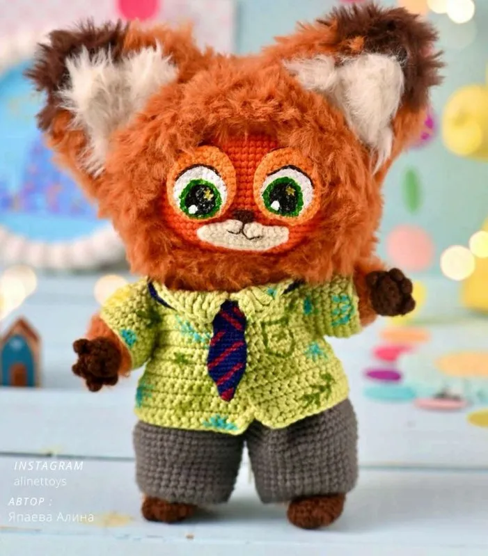 [ALINETTOYS] Лисёнок Ник (Алина Япаева)