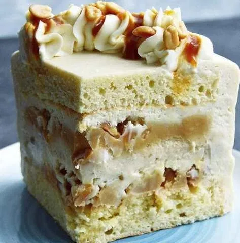 [selfsweets_spb] Торт Арахис-ваниль. Технологическая карта (Юлия Залесских)