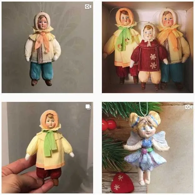 Ватные игрушки (Изабелла Колосветова)