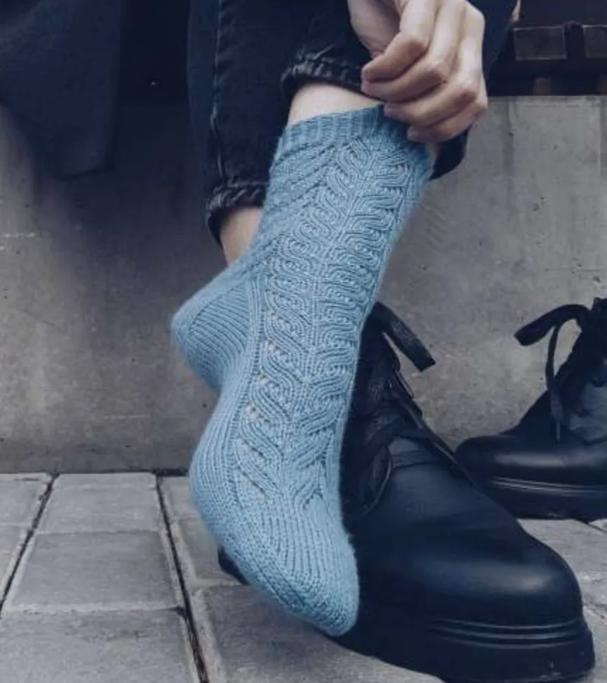 Носки Dobby (milkfox_knits)
