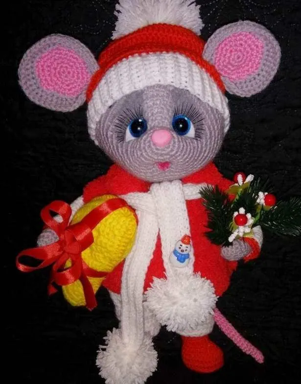 Новогодний Мышонок Афонька (Алла Федюнина)