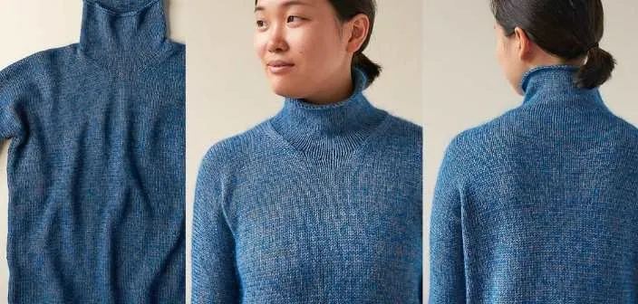 [Вяжи.ру] Пуловер гольф Up and Over Turtleneck (Purl Soho)