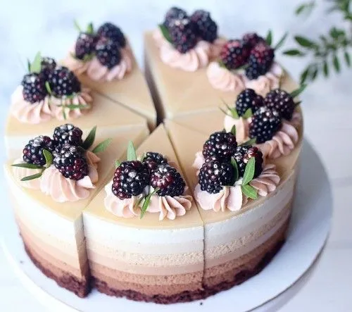 Шоколадный или Золотой градиент (nezabudka_cake)
