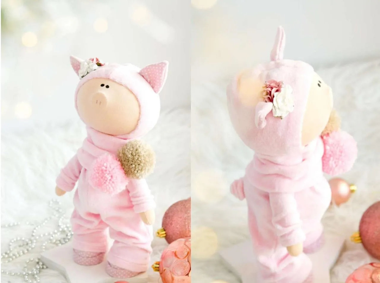 [ulitka_decor] «Свинка» кукла (Ульяна Костецкая)