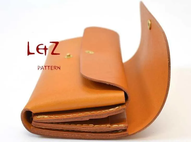 [LetZ pattern] Длинный кошелек из кожи - модель CCS-03