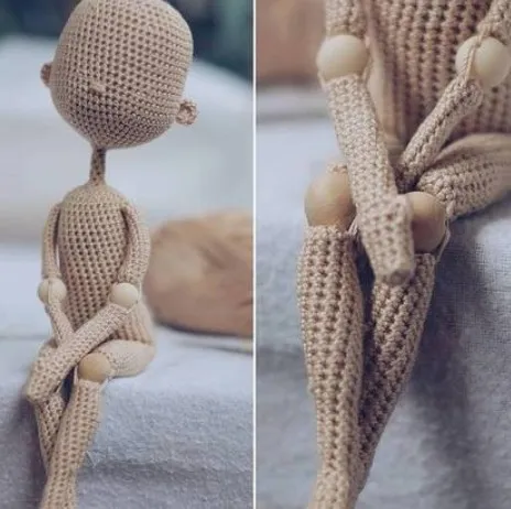 МК шарнирная куколка в бусиной (mira_loves_dolls)