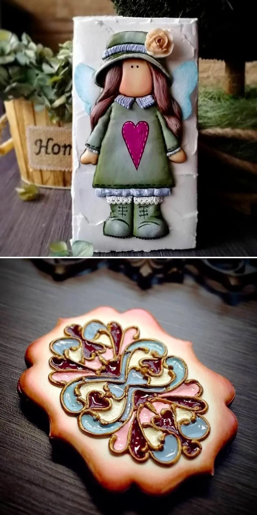 МК по росписи пряников «Прованс» (Евгения Локтева) @family_desserts