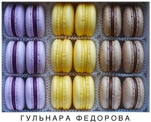 [Кондитерка] Вебинар«Фигурные крышечки макарон на итальянской меренге с нуля» (Гульнара Федорова)