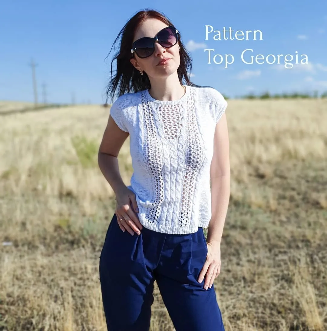 Топ/футболка «Georgia» (sharm.knit)