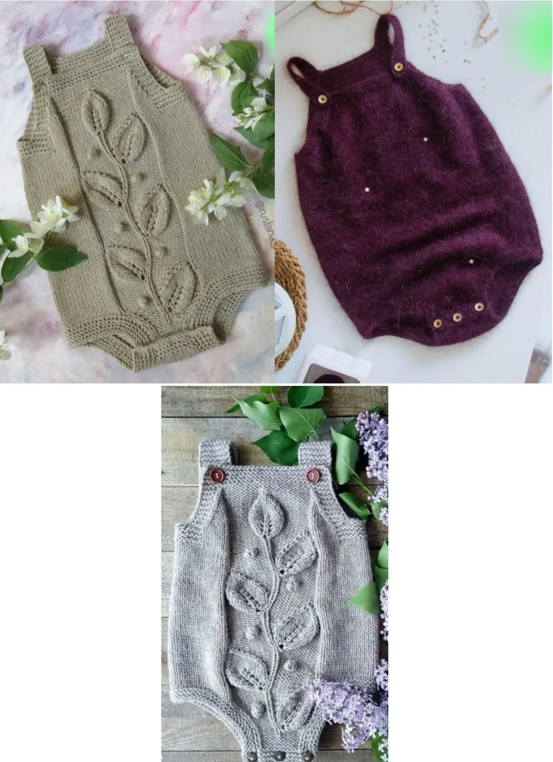 Ромпер Berry Bear romper (elfcrochet)