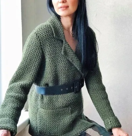 [Вязание] Жакет «Basic» крючком (nadin.knit)