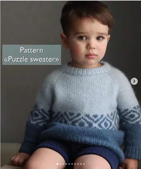 [Вязание] Свитер «Puzzle» (lublu.knit)