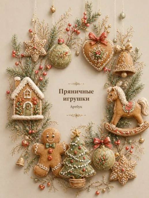 Артбук Пряничные игрушки (Марина Галичанская)