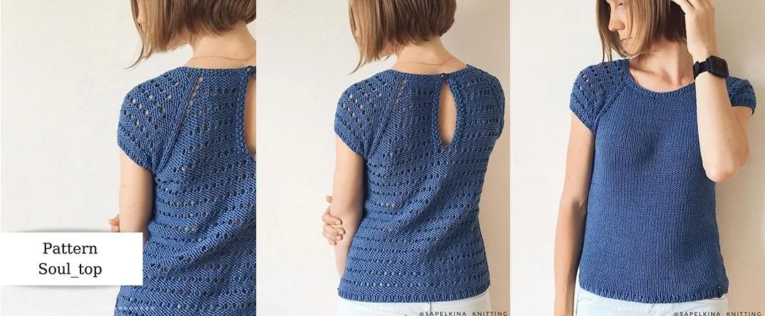 Топ «Soul» (Татьяна Зуева) @sapelkina_knitting