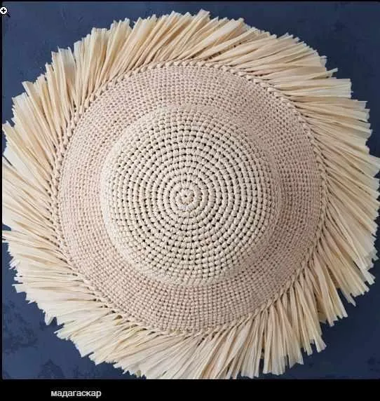 Шляпа из рафии Мадагаскар (annetta_handmade)