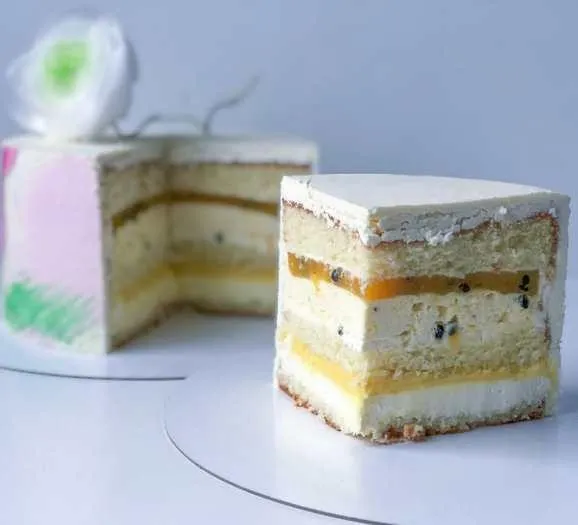 [Кондитерка] Экзотический торт «Манго-маракуйя» (olga lovecake)