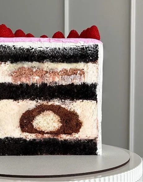 [Cake by Angel] Торт С печеньем Bounty (Ангелина Коба)