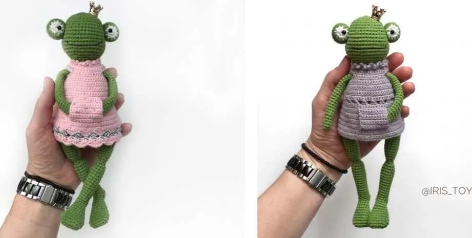 [Вязание] Мастер-класс «Лягушата Квакер и Аква» (iris_toys)