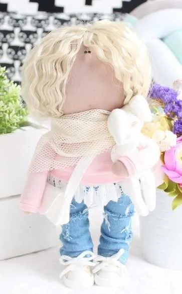 [Evadolls] Текстильная куколка Sweet baby BJORN (Евгения Амбарцумян)