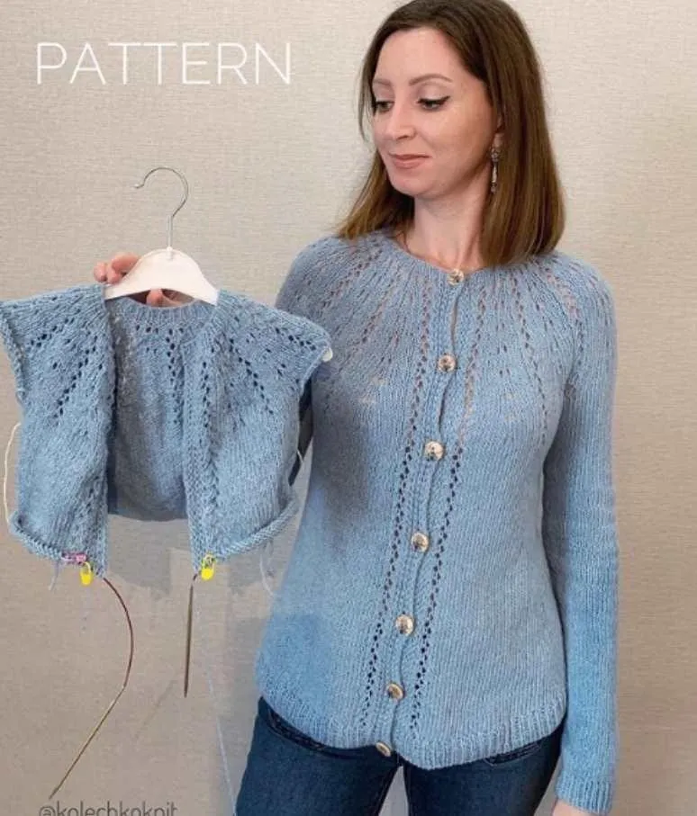 [kolechkoknit] Кардиган Vintage (Ольга Кольцова)
