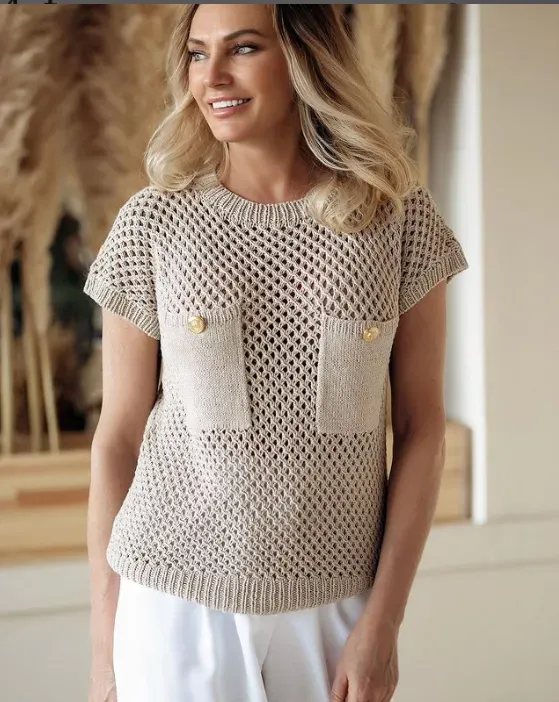 [koledova_knit] Футболка Челси (Елена Коледова)