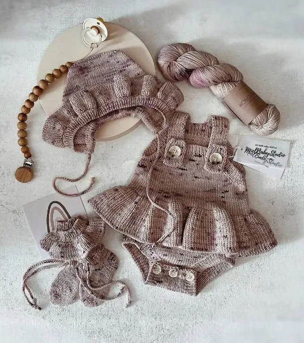 Боди, чепчик, гольфы Angel (miel.babystudio)