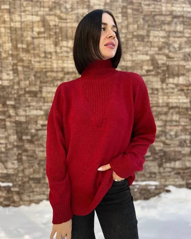 Свитер V-ерена (sab.irina)