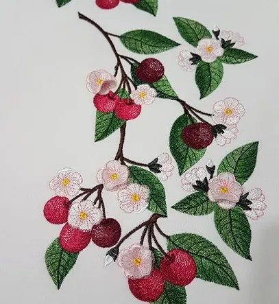 [Embroidery dreams] Набор дизайнов машинной вышивки Цветущая вишня (Birochka)