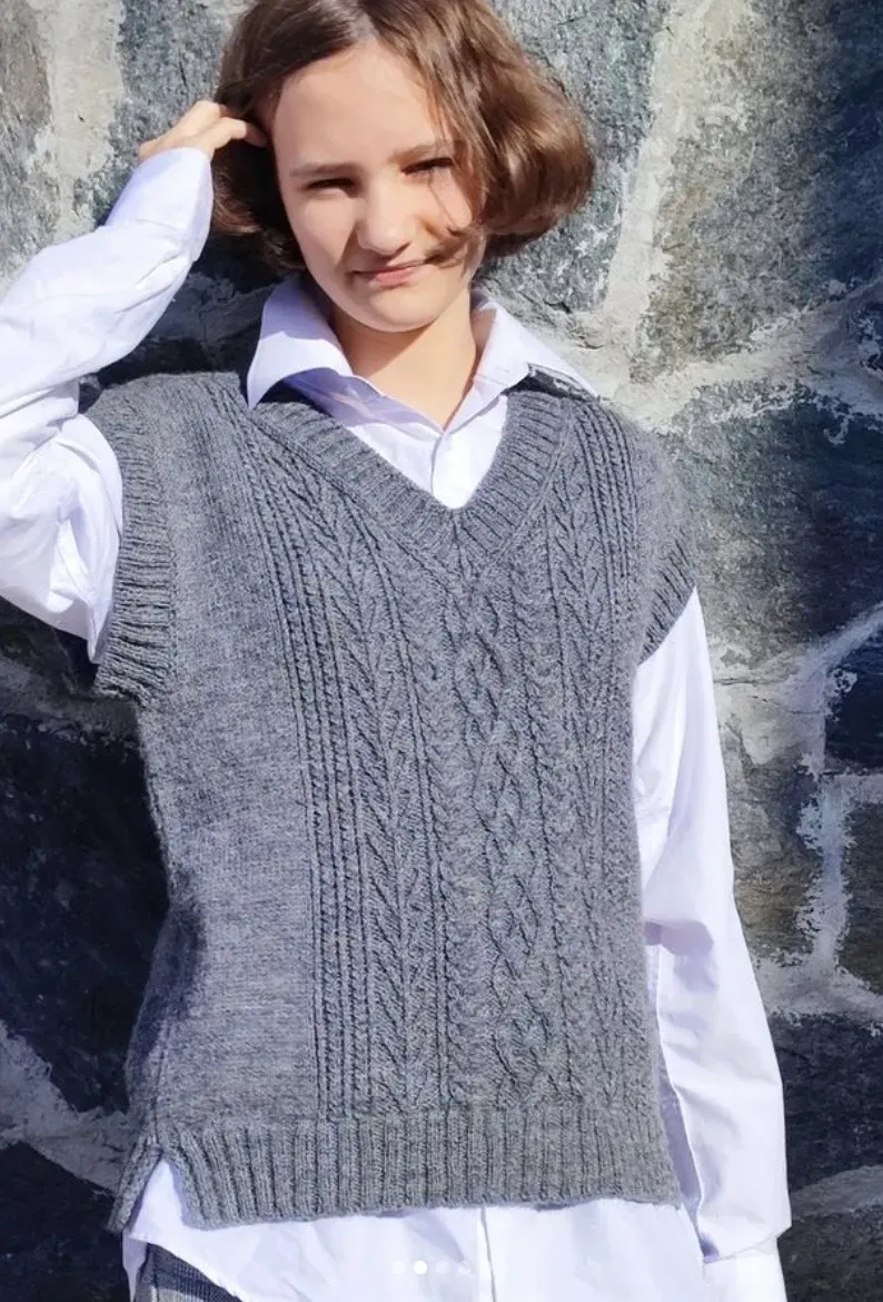 Жилет Парнас (Knit_shik)