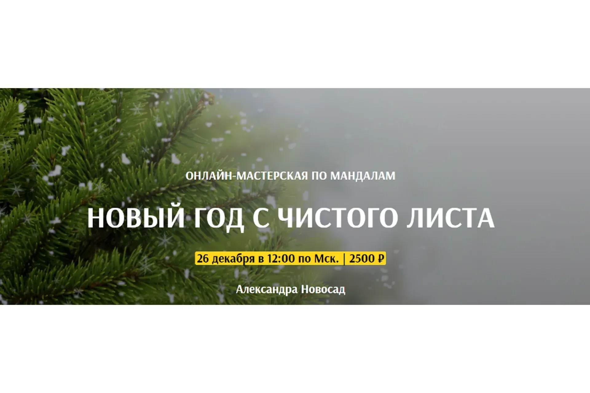 [Arcanum] Новый год с чистого листа (Александра Новосад)
