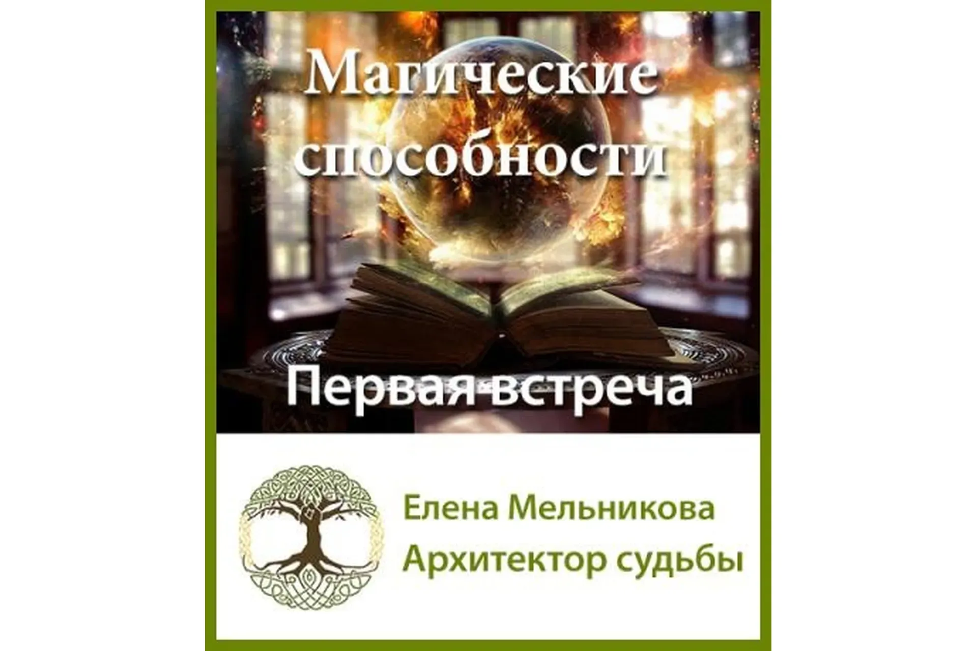 Архитектор судьбы - Магические способности. Первая встреча (Елена Мельникова)