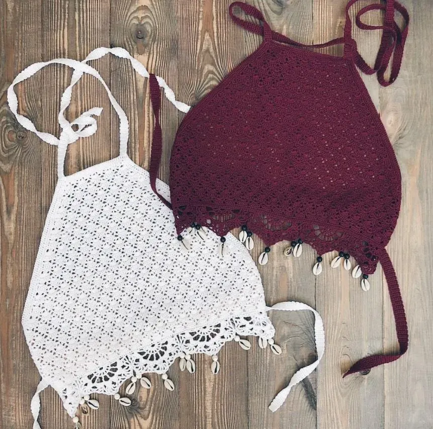 [mary.knitting] Вязаный топ РЕТРО (Мария Семенова)