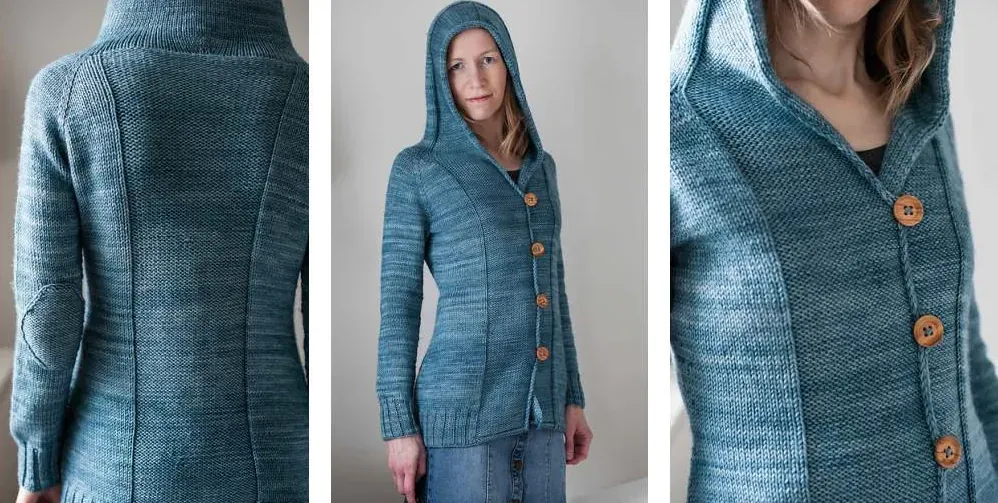[Вяжи.ру] Жакет с капюшоном Well Water Hoodie (Suvi Simola)