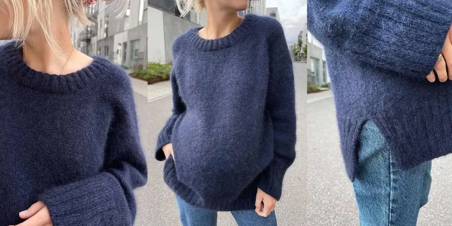[Вяжи.ру] Теплый джемпер October (Petite knit)