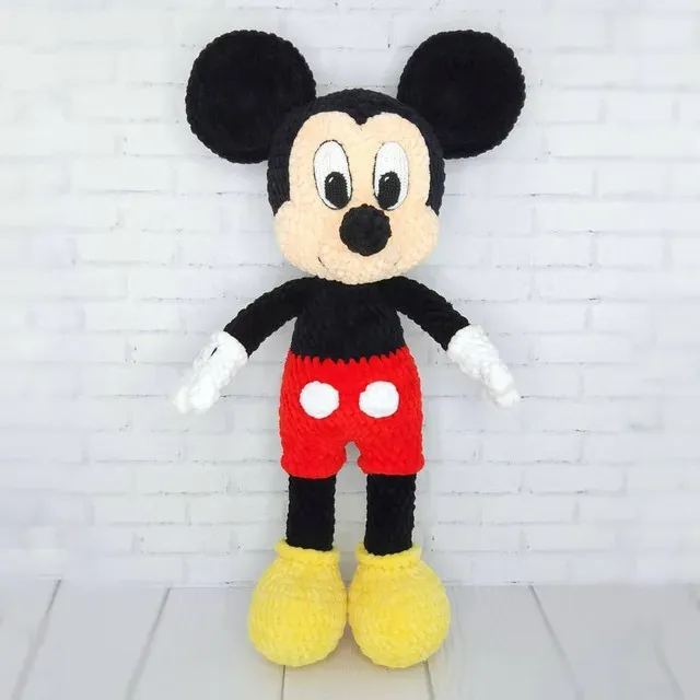 [goozell_toys] Мастер-класс Микки Маус из плюшевой пряжи