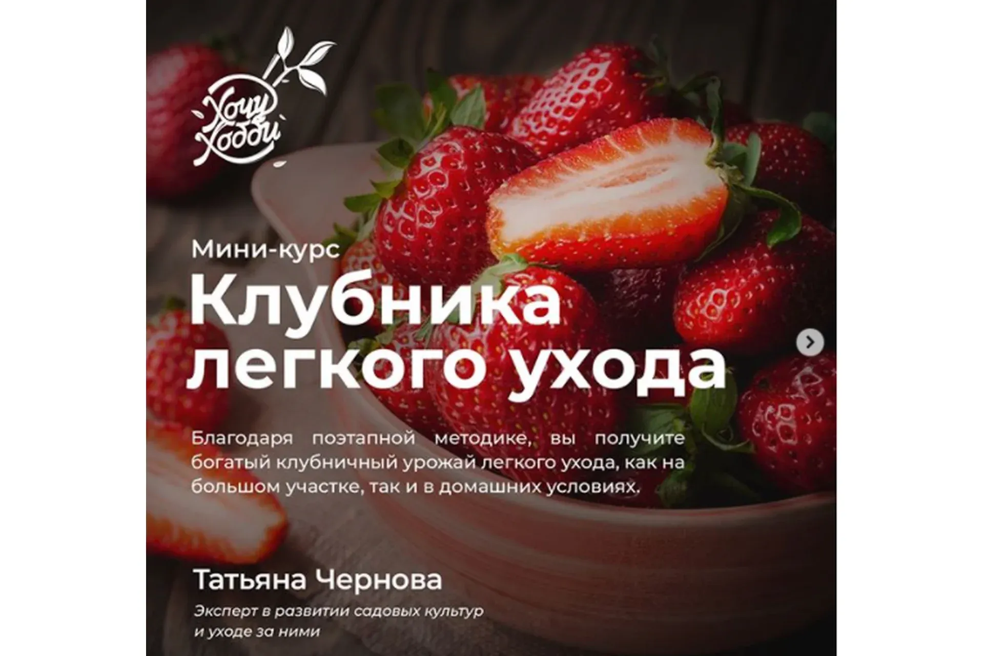 [ХочуХобби] Клубника лёгкого ухода (Татьяна Чернова)
