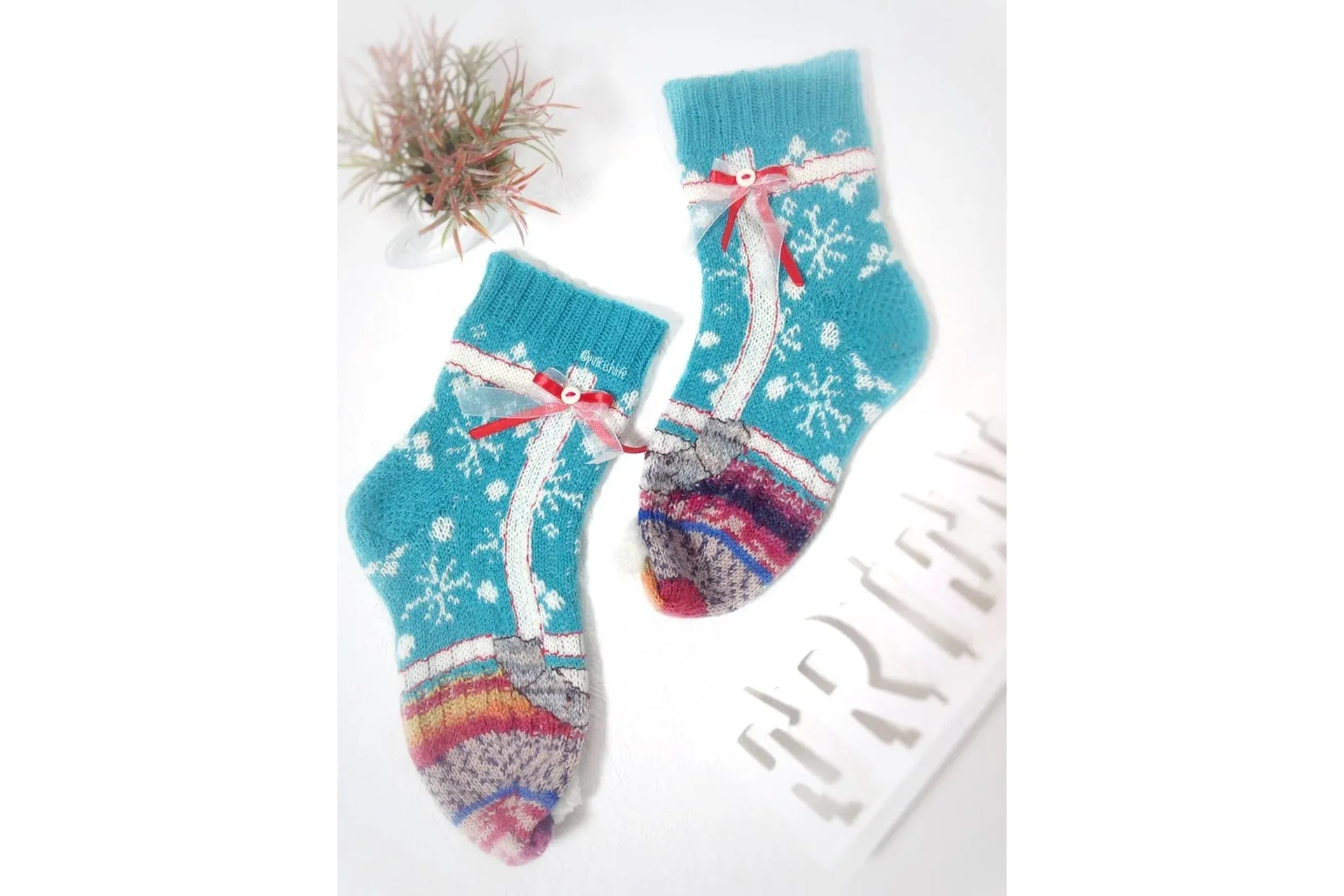 Носки Немного праздника (pinkishlife_knit)