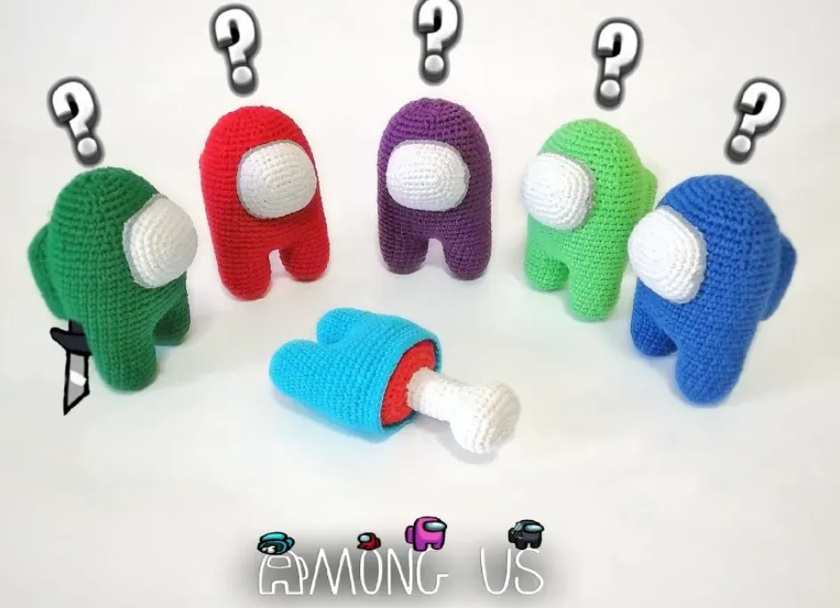 Игрушка крючком по Among us (Оксана Водинова)