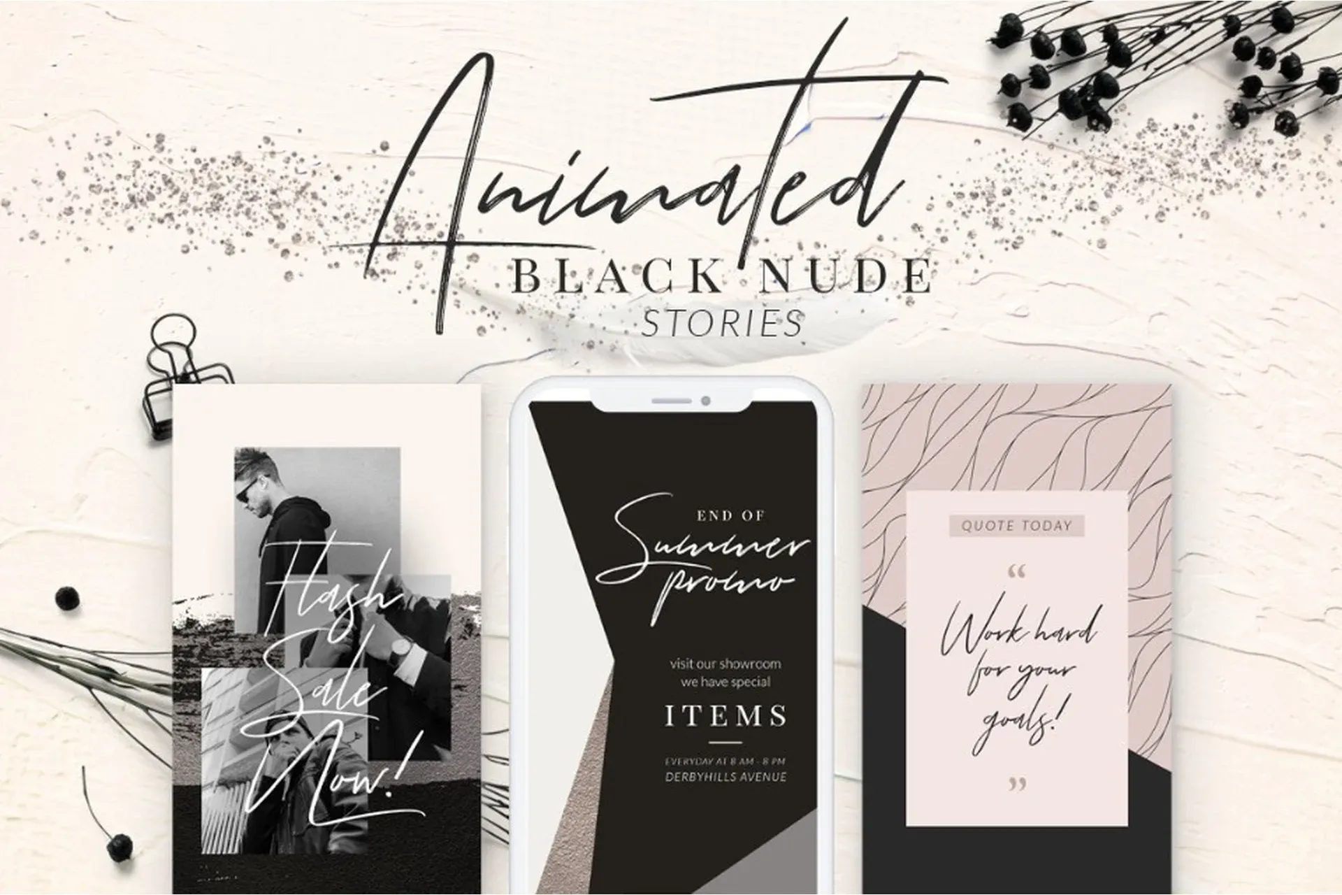 [CreativeMarket] Animated Instagram Stories (Eviory)
