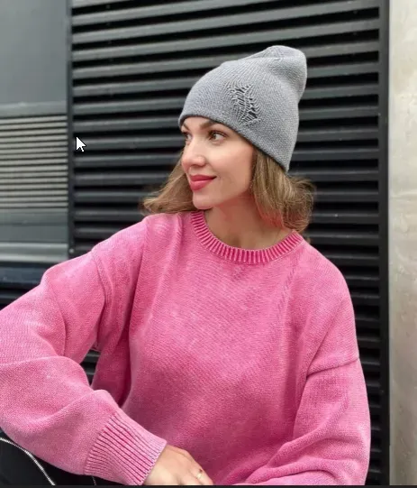 [snegavik_knit] Шапка Изящный гранж (Виктория Шереметьева)