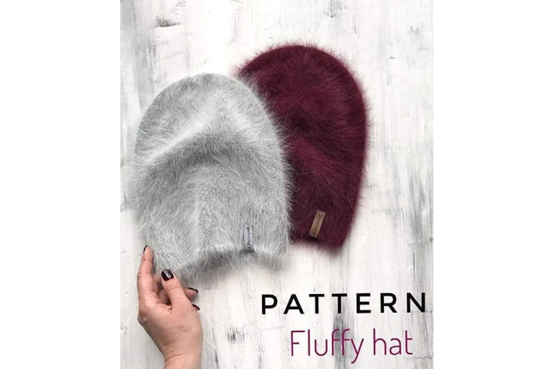 Шапка-бини Fluffy hat (Анастасия Прийма)