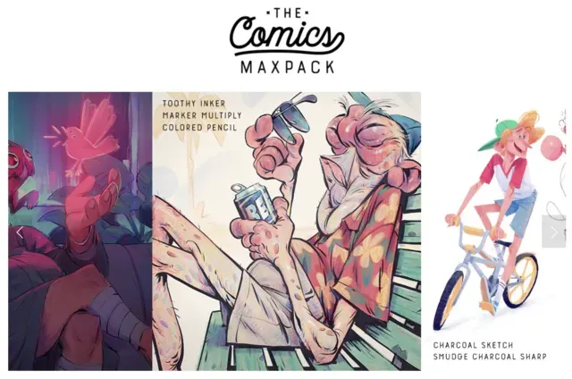 The Comics MaxPack Brushes for Procreate (Max Ulichney)