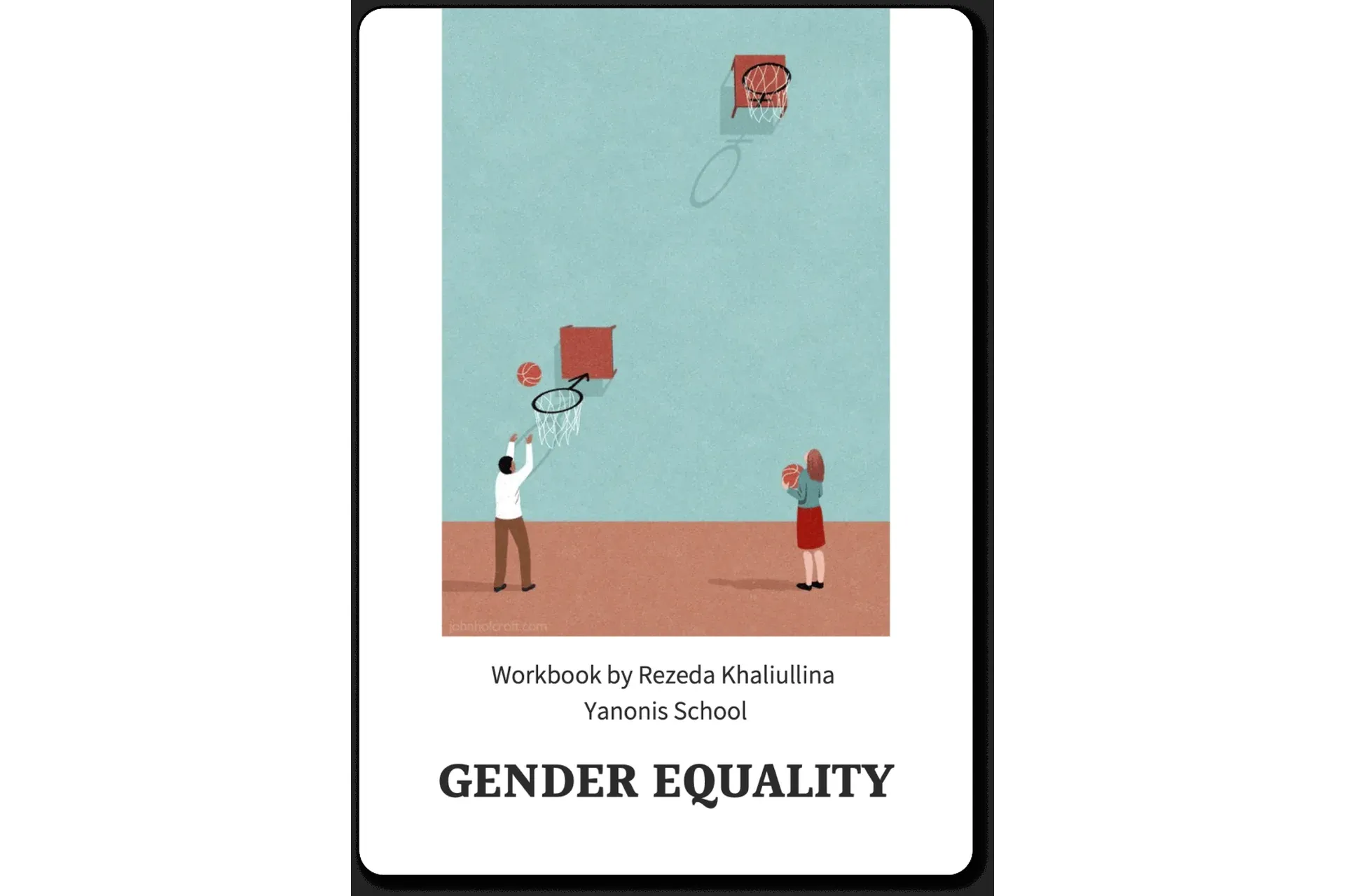 [Yanonis School] Workbook «Gender Equality» (B1) (Резеда Халиуллина)