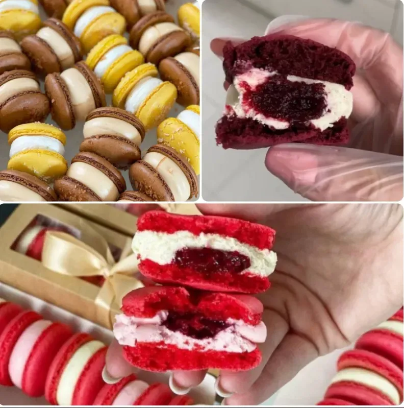 Французские и итальянские  макарон+начинки (Евгения Солодушко)