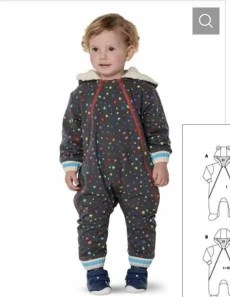 Комбинезон с капюшоном №9294 B — выкройка из Burda 2/2020 [Burda Style]