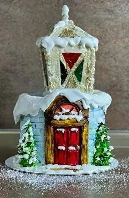 Торт с фонарем (Галина Егиазарян)
