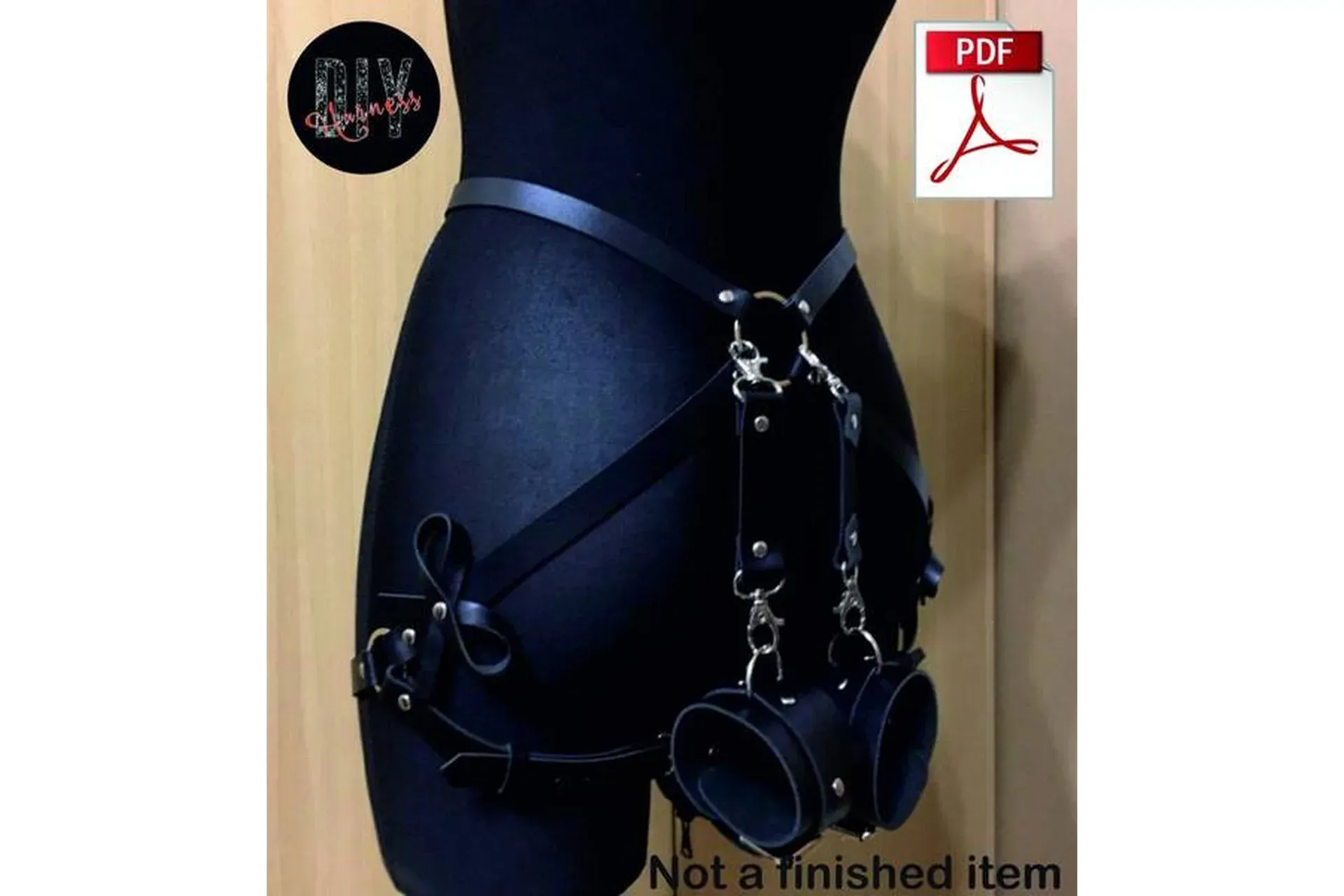 [DIY Harness] Женский кожаный гартер «Gart 2»