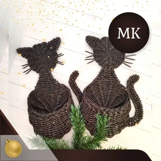 Подвесная корзина Кошечка (Анна Бабенкова)
