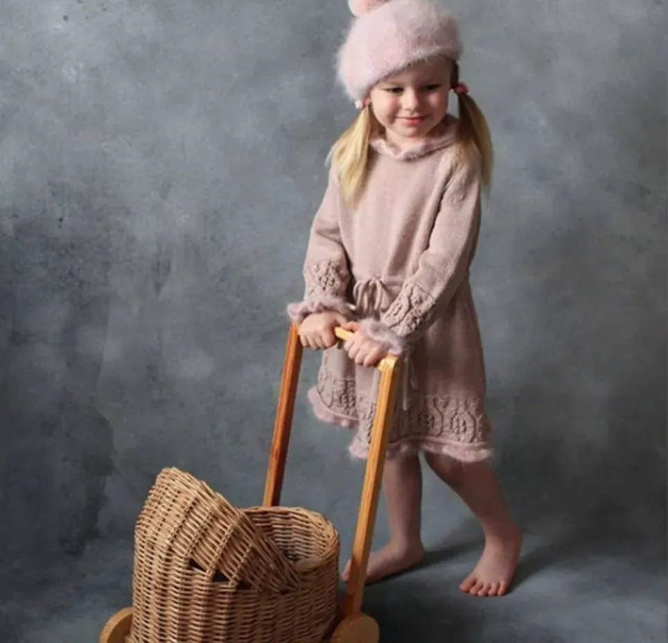 [blossom_knit] Детское платье Aurelia (Саида Усманбекова)