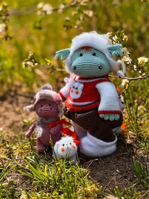 [sveta_lutik_toys] Костюм Дракона с маленьким Дракончиком (Светлана Лютик)